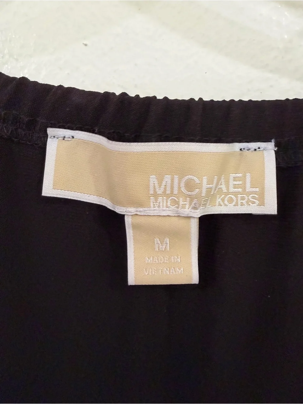 Michael Kors Black Tassel Tie Swim Cover-Up Tunic